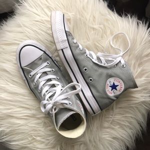 Grey High Top Converse